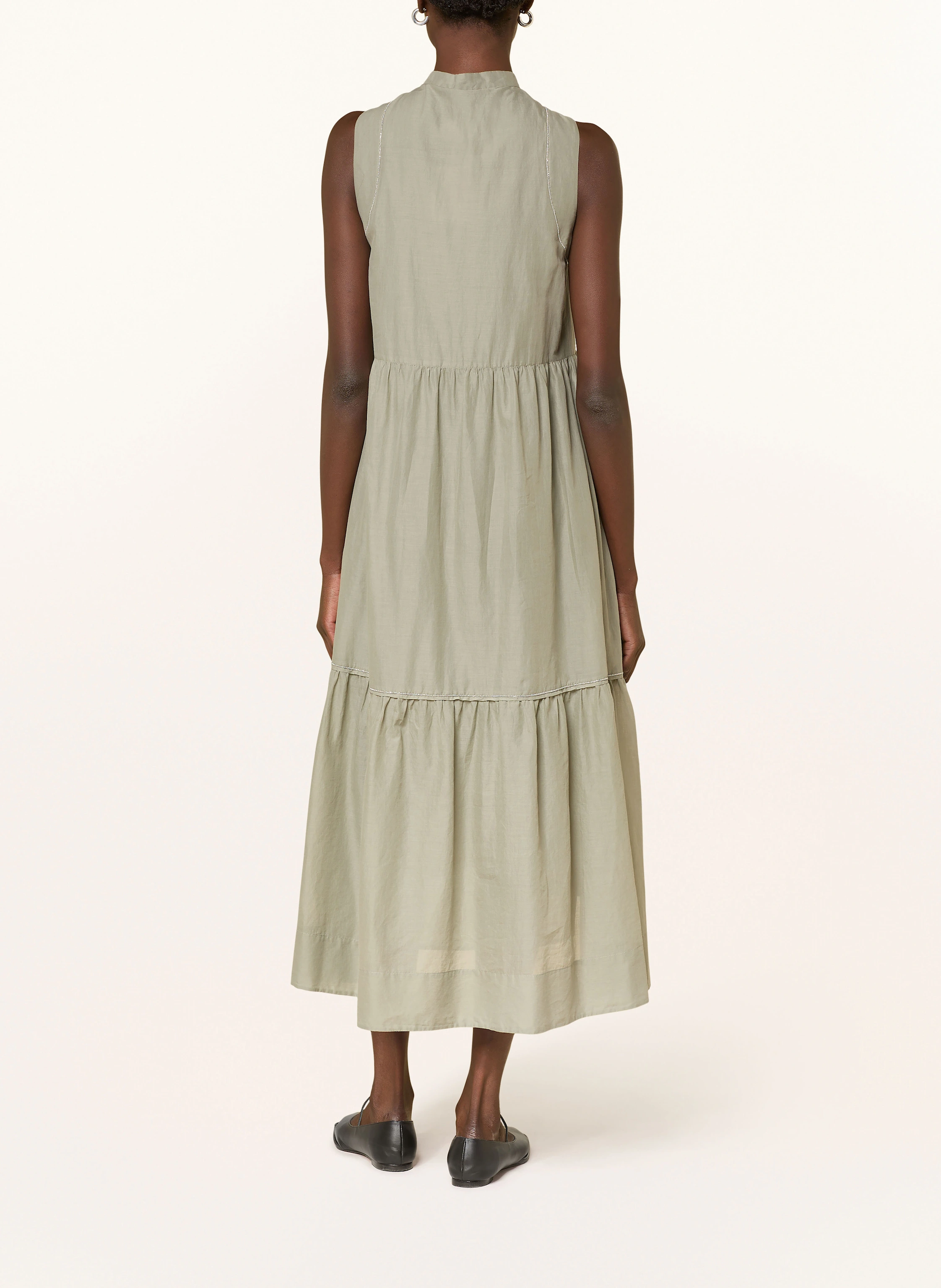 PESERICO Kleid mit Schmucksteinen