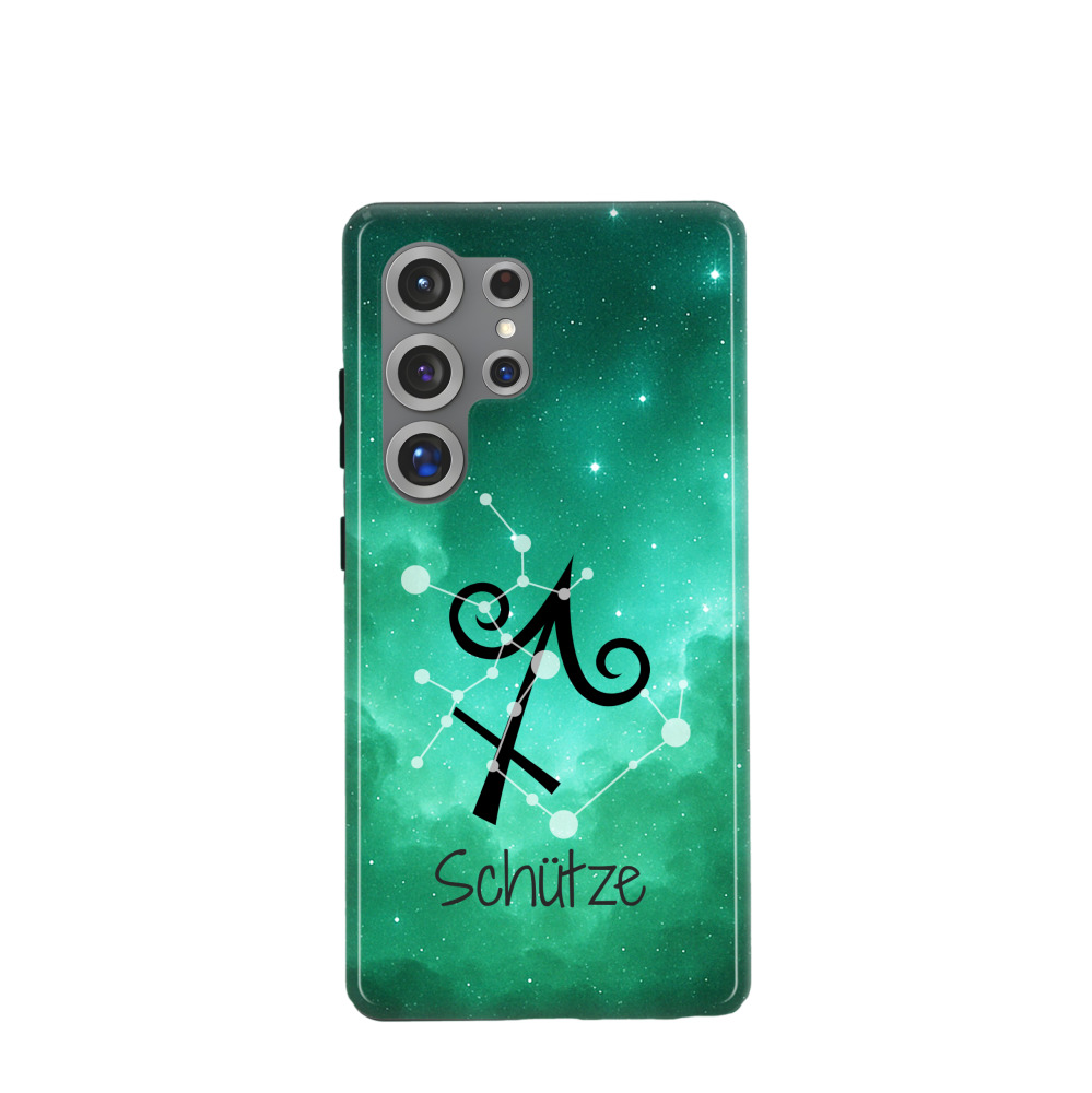 Samsung Galaxy S25 Ultra Hybrid (Kunststoff / Gummi) Hülle Schütze 2 - Grün