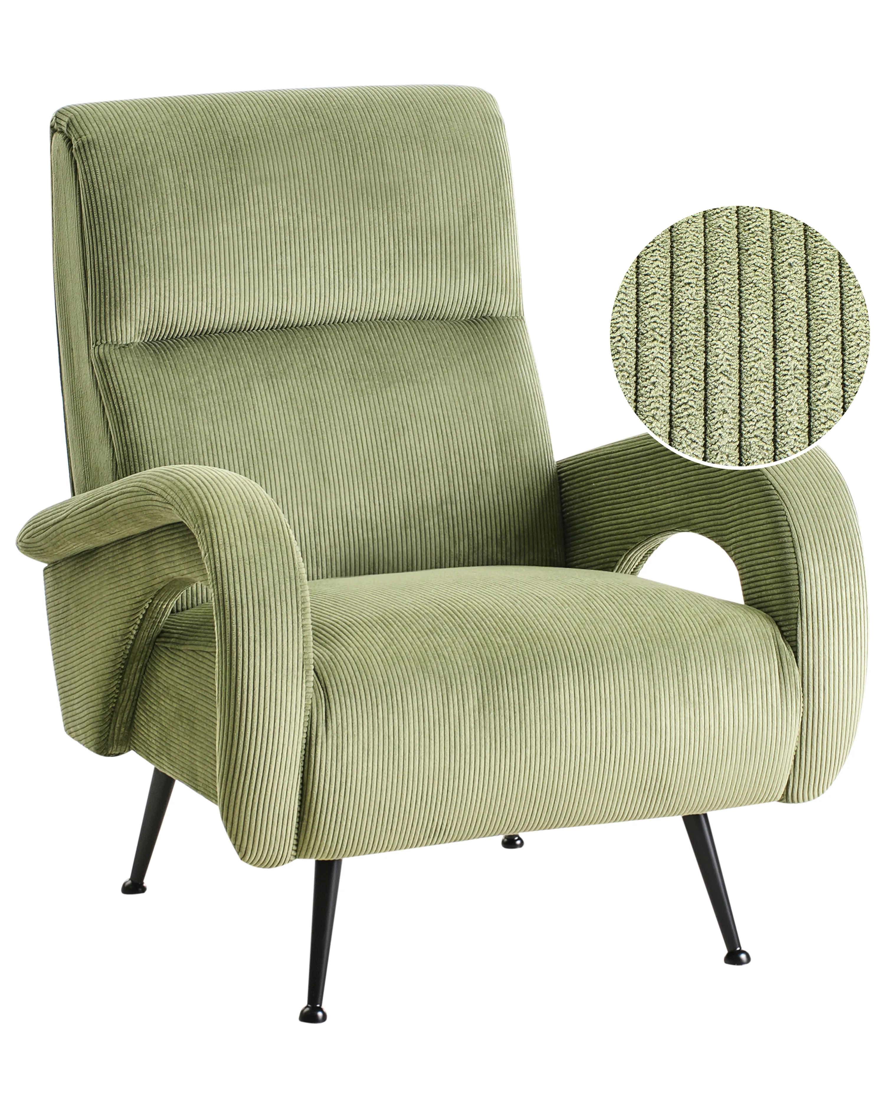 Fauteuil SVALOV Corduroy Groen