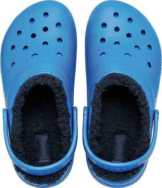 CROCS - CHAUSSONS CLASSIC LINED CLOG KID BLUE