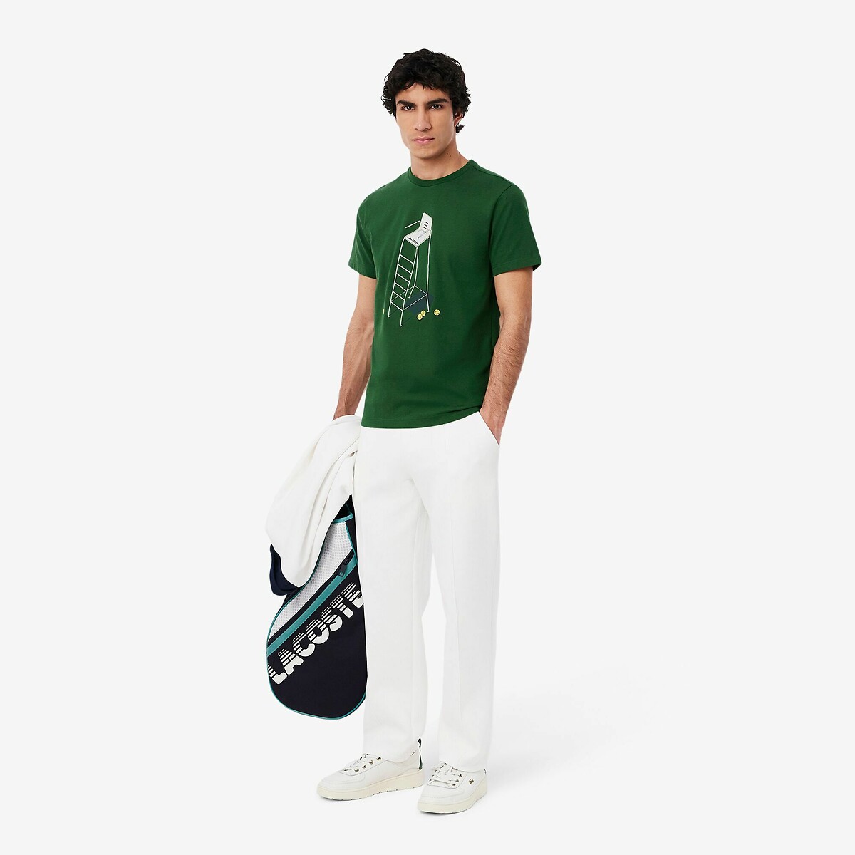 LACOSTE<br>Camiseta Héritage Sport Ultra Dry