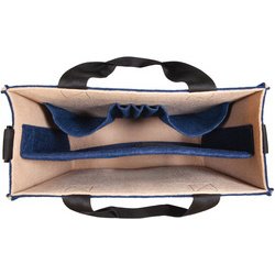Sacoche en feutre Desk Sharing Bag Bicolor M, bleu