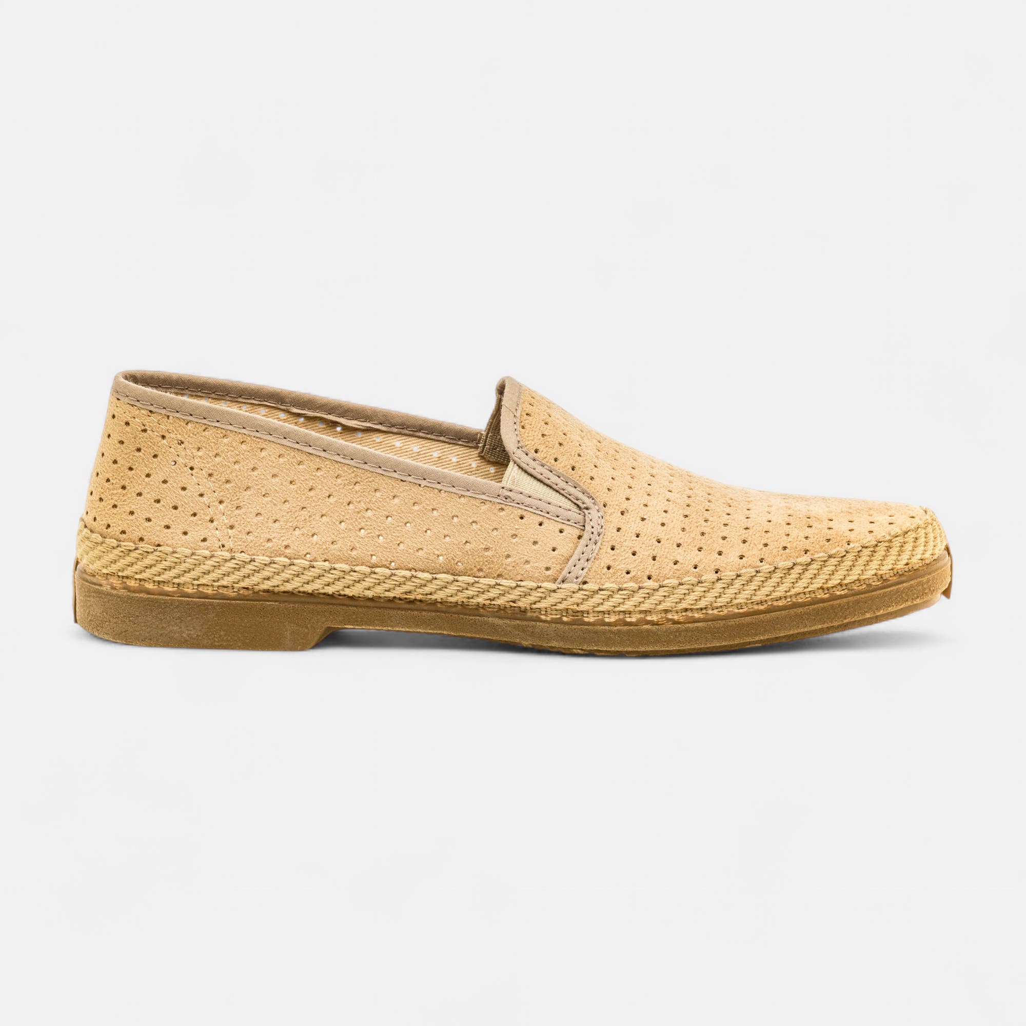 Pantoufles pieds sensibles Homme beige