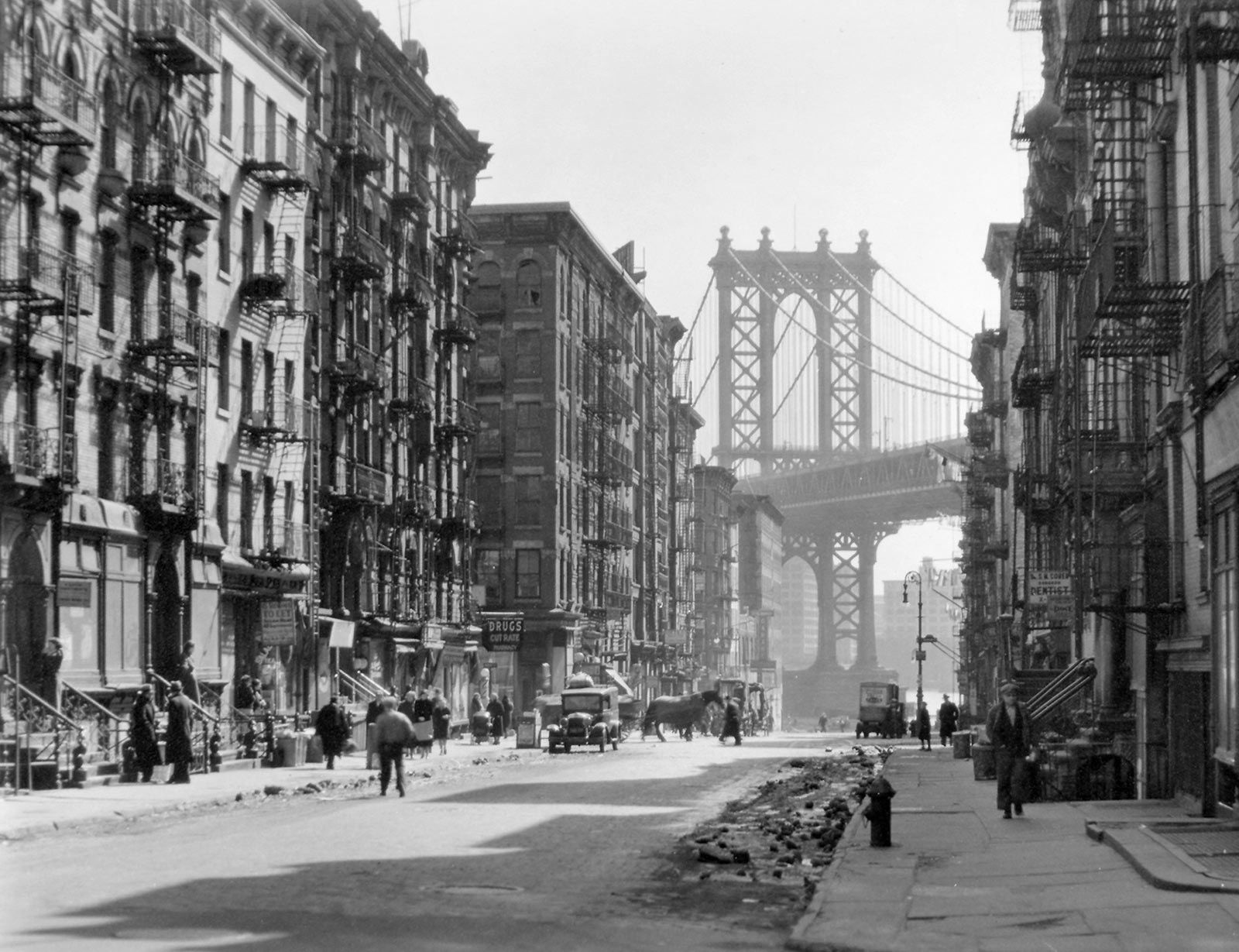 Pike and Henry Street, Manhattan by Berenice Abbott - Open Edition.