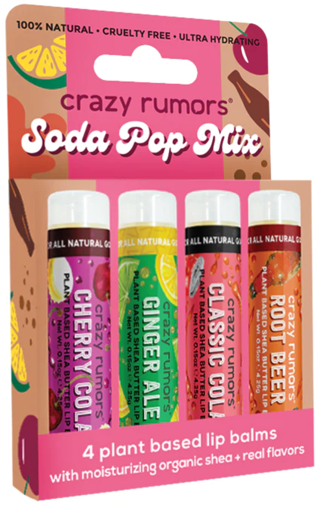 Crazy Rumors  Mixed Pack Soda Pop Lip Balm