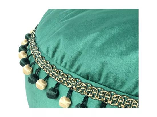 Pouf Déco à Pompons 