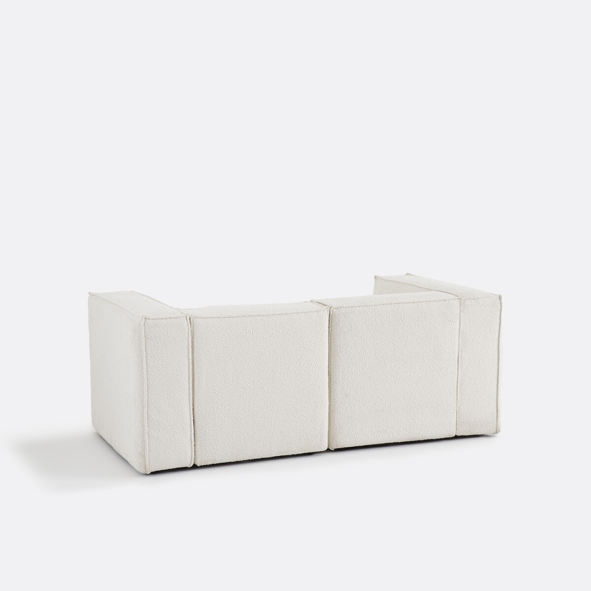 LA REDOUTE INTERIORS<br>Banco modular, 2 zit, boucle, Seven