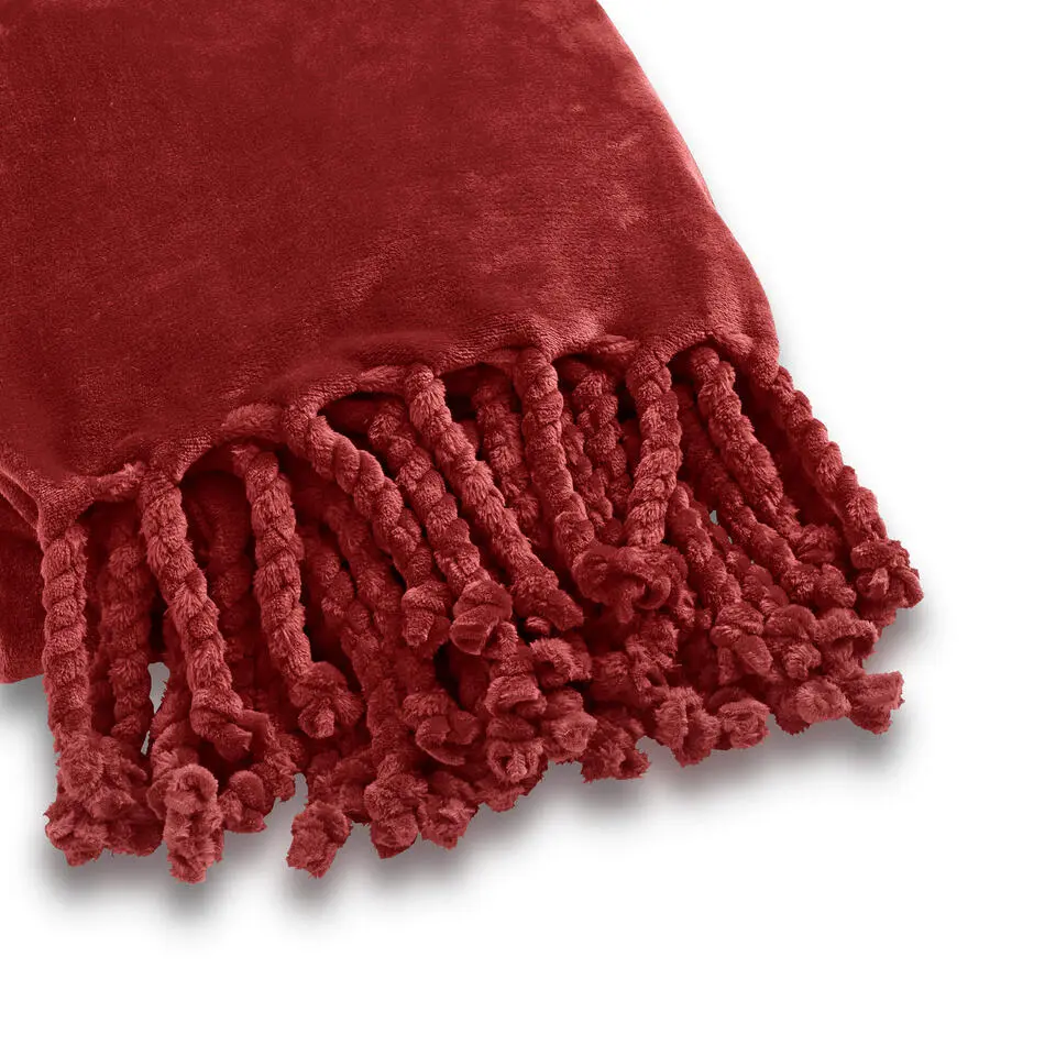 Plaid Florijn - Merlot - 150x200 cm