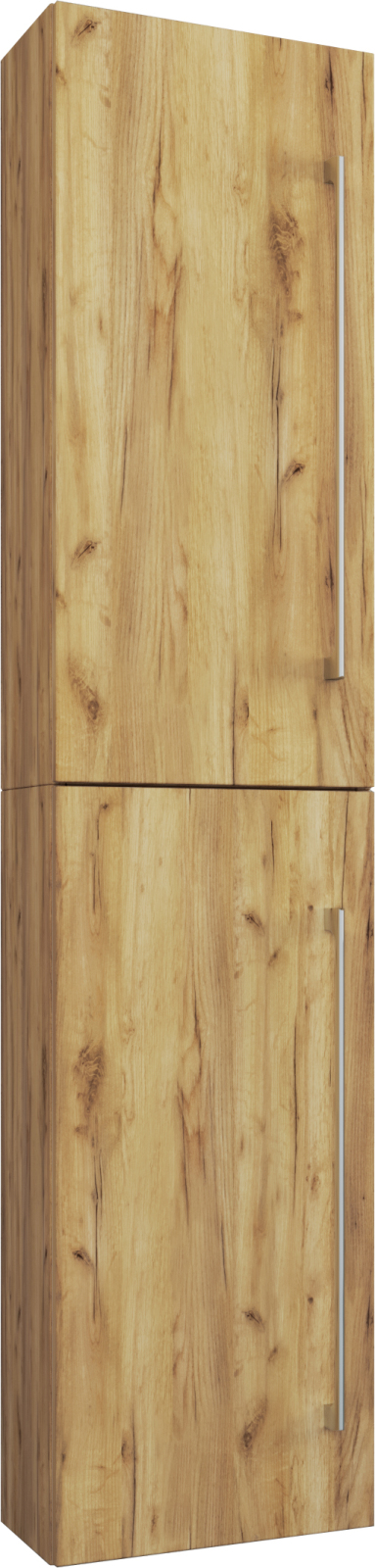 Hochschrank BADINOS 2 - Honig Eiche - 150 cm