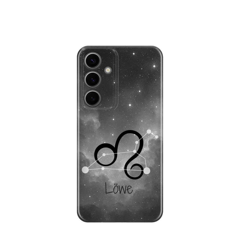Samsung Galaxy S24 Plus Kunststoff Hülle Löwe 4 - Grau