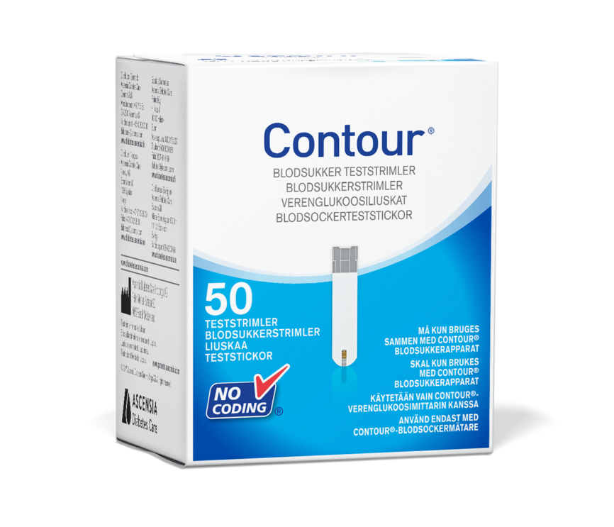 Contour teststrimler 50 stk