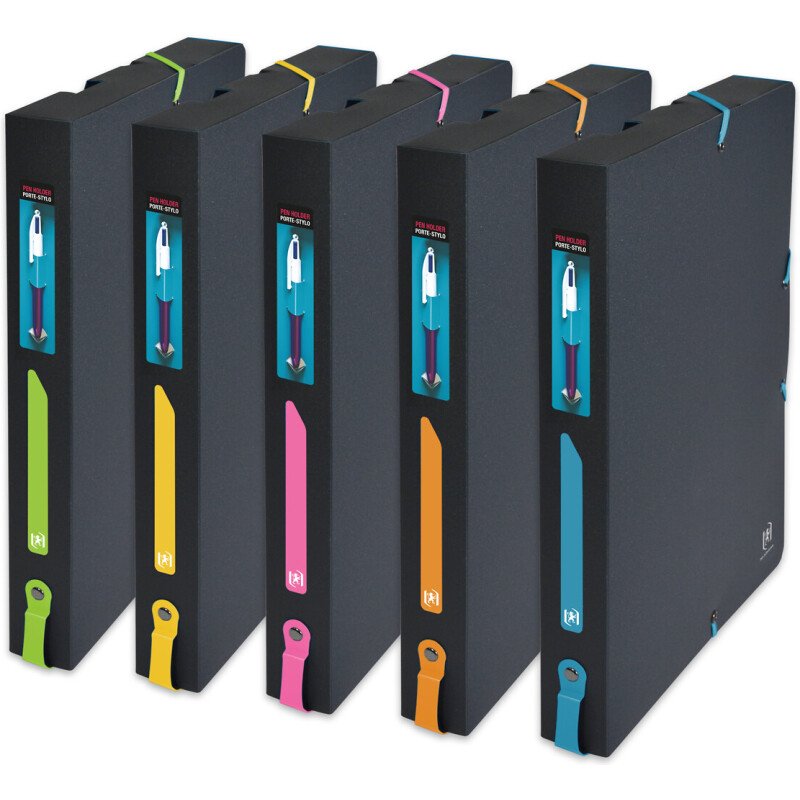 Boite Oxford for student 24x32 Dos40 polypro  opaque assorti