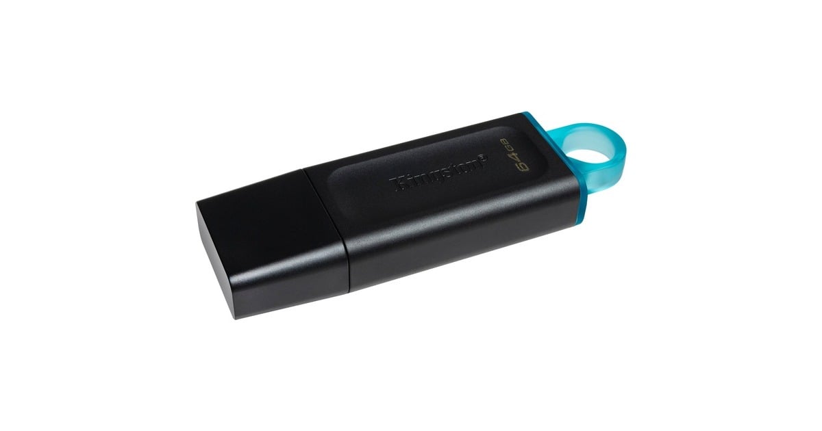 KingstonDataTraveler Exodia 64 GB usb-stick  (Zwart/turquoise, DTX/64GB)