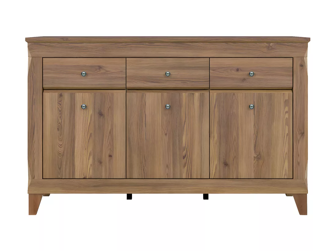 Buffet 3 portes 3 tiroirs Raya Bois