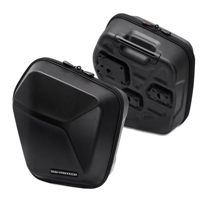 Valise SW-MOTECH KIT COMPLET URBAN ABS Noir (2x16.5 litres) - Noir