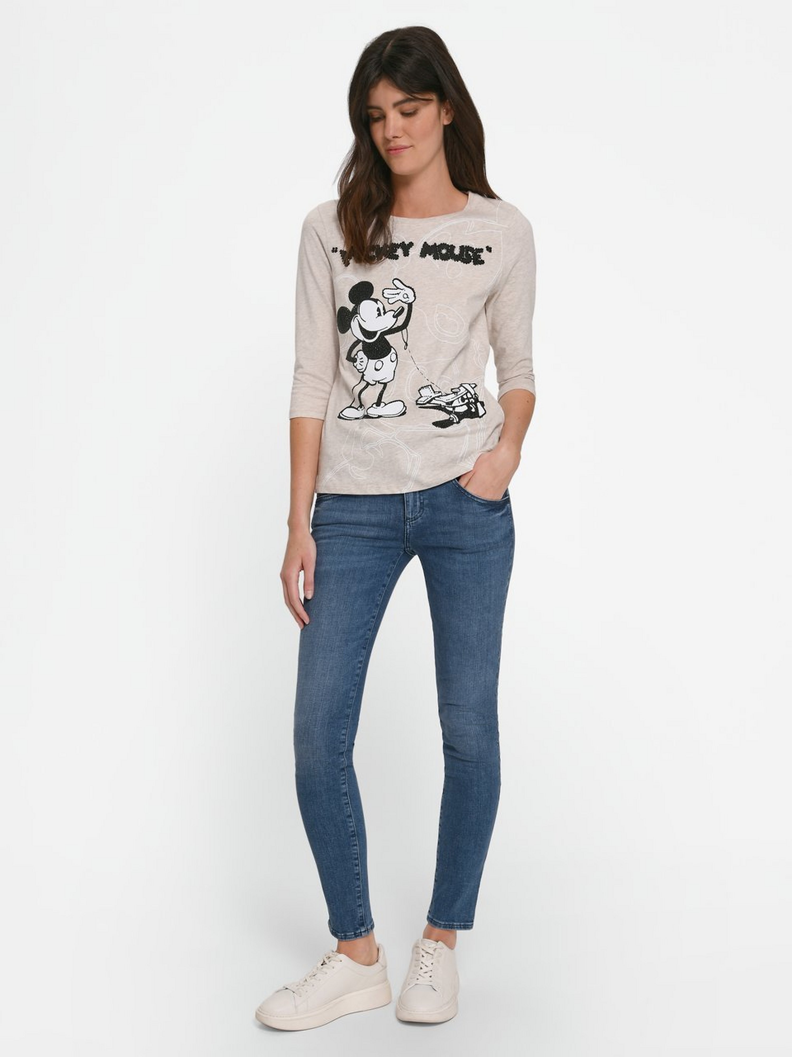 Rundhals-Shirt