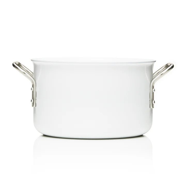 Eva Trio - White Line Topfset Stielkasserolle 1.8 l / Kochtopf 2.5 l / Kochtopf 3.8 l