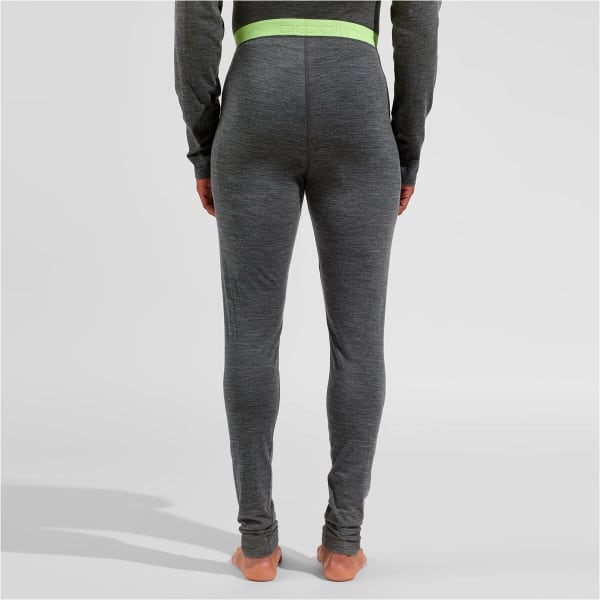 Collant thermique ODLO NATURAL PERFORMANCE PW 150 BL BOTTOM LONG DARK GREY MELANGE/SHARP GREEN