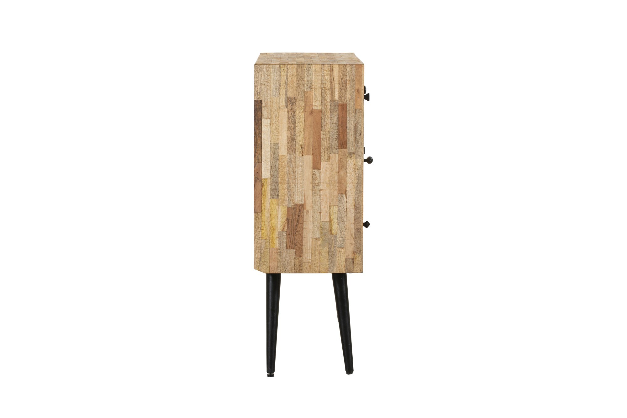 INTERIA Home & Living Kommode 90cm YAMUNA Sideboard Schrank Holz Metall Board