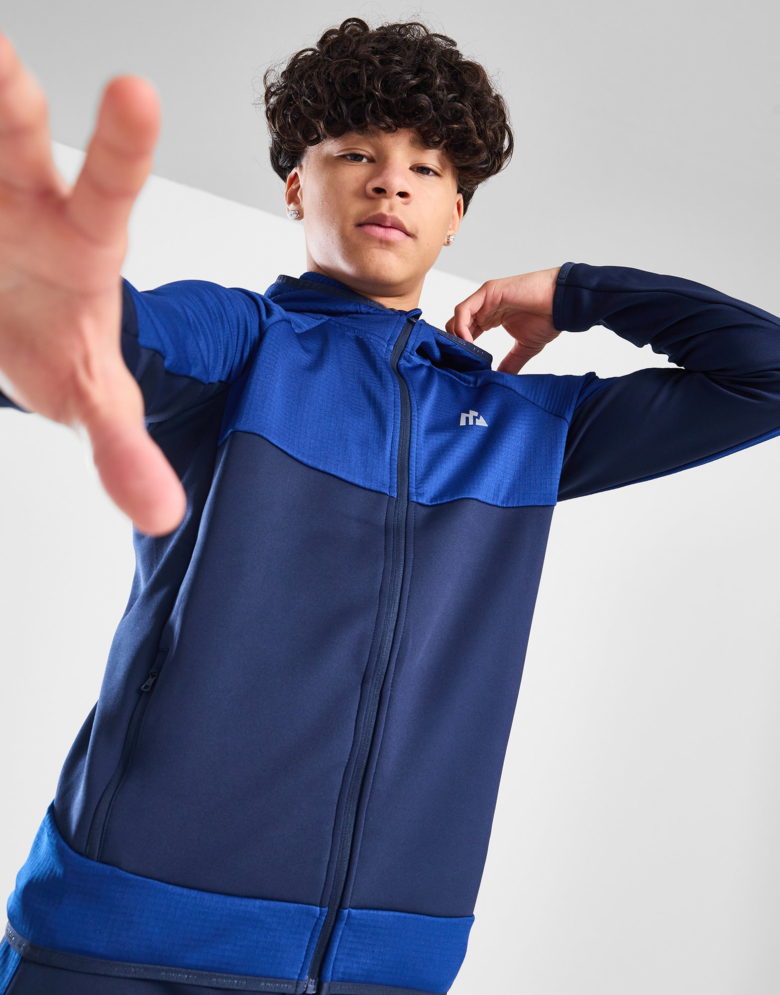 MONTIREX Sweat à Capuche Grid Junior