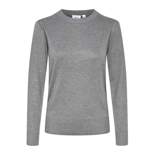 Saint Tropez MilaSZ Striktrøje, Mist Grey Melange, XS