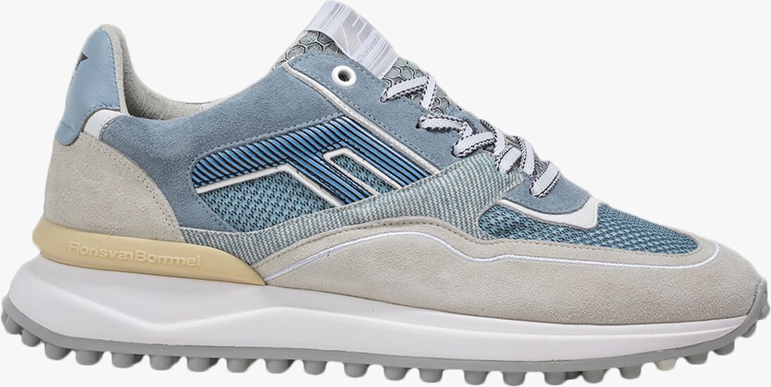 blauwe floris van bommel lage sneakers sfm-10139 noppi