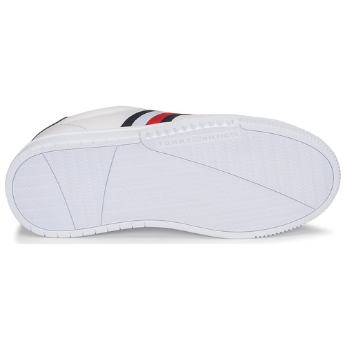 Tommy Hilfiger - SUPERCUP LEATHER Blanco / Marino / Rojo