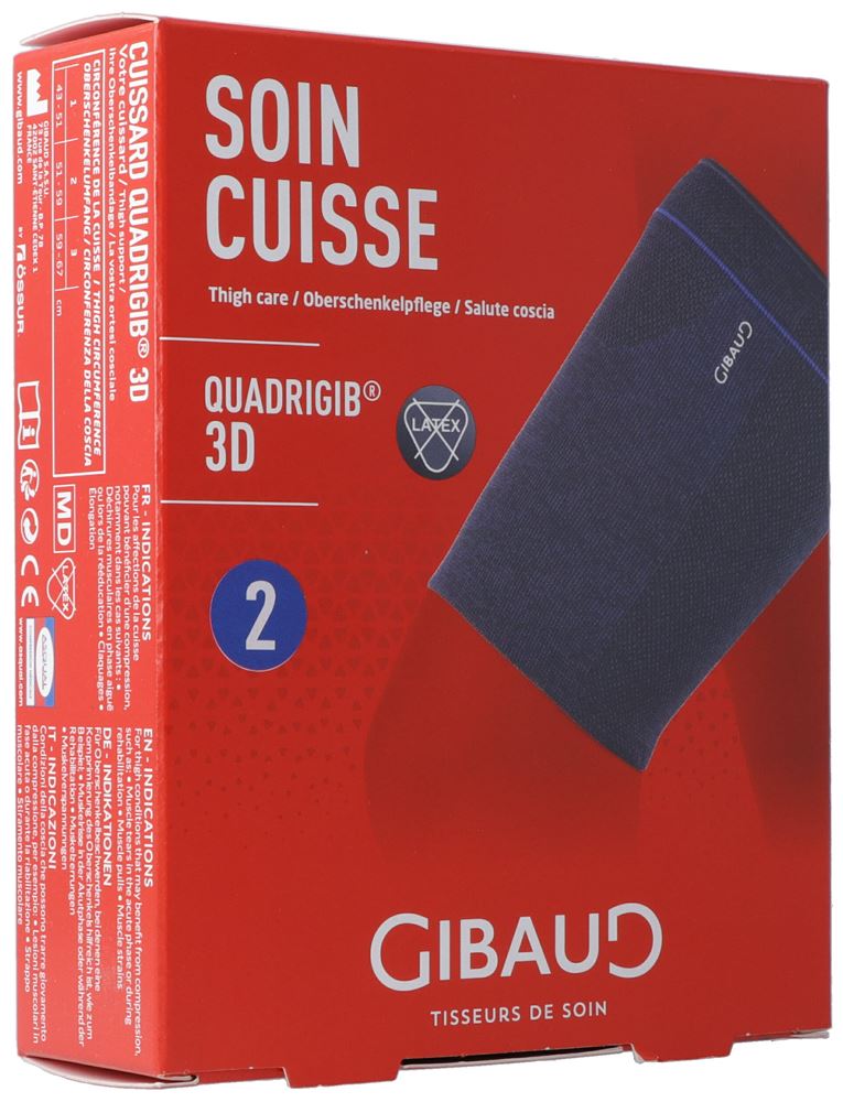 Gibaud Quadrigib 3D Oberschenkelbandage<br>1 Stück, Gr2 51-59cm