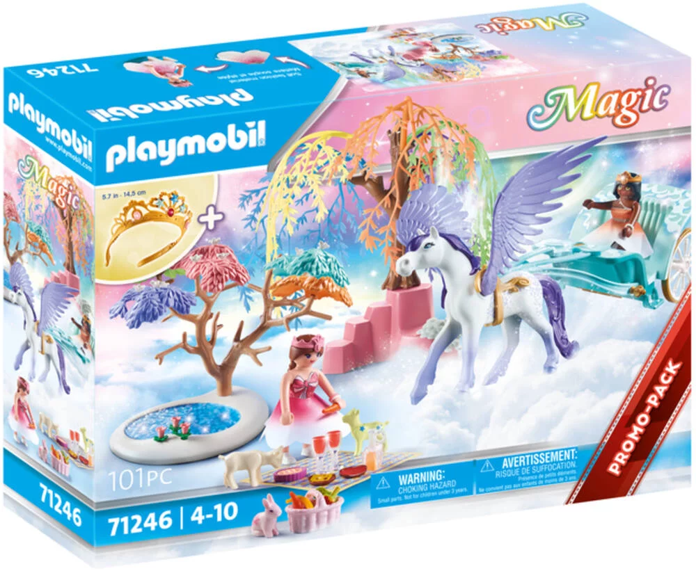 CALECHE ET CHEVAL AILE - 71246