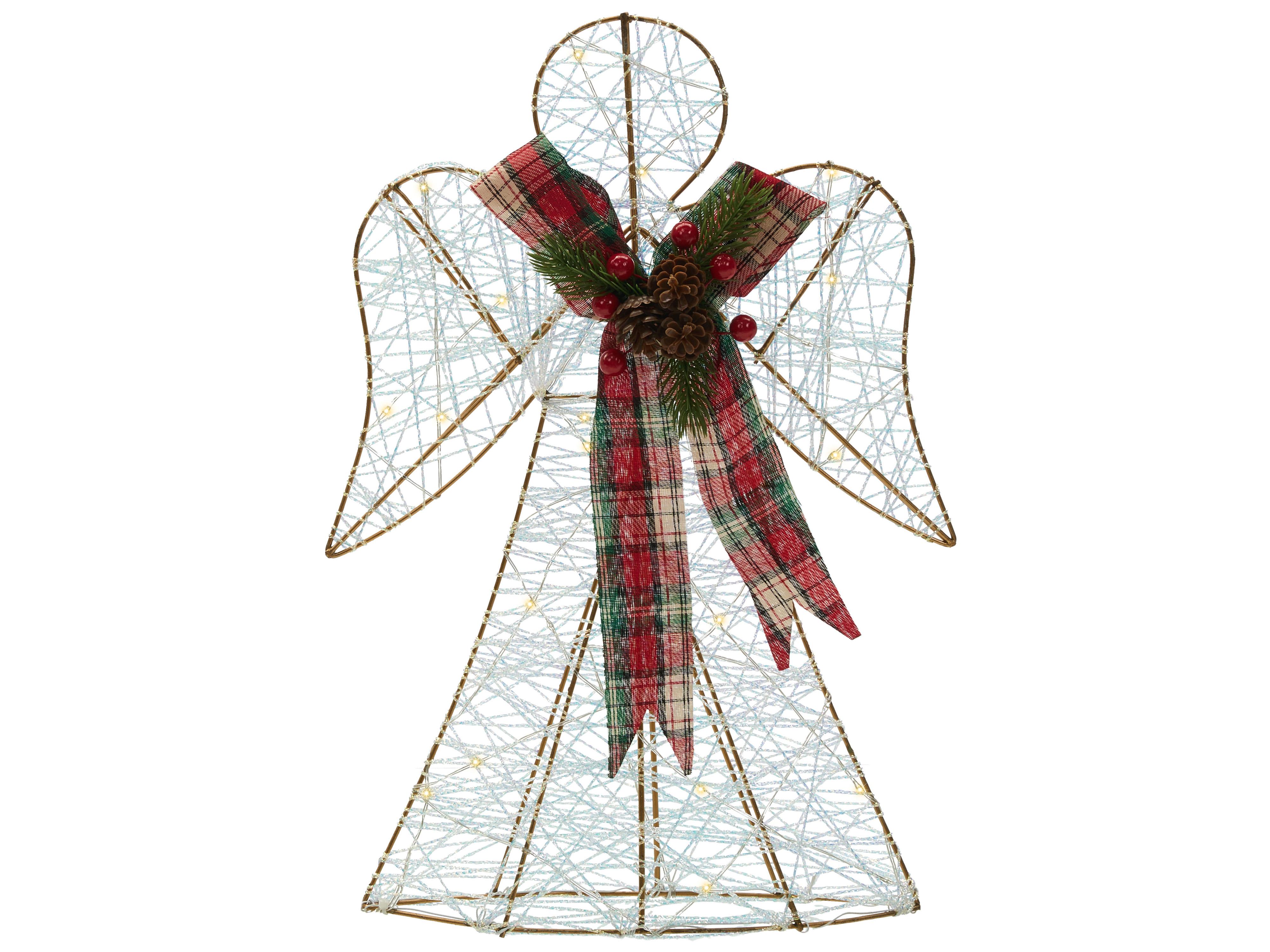Kerstdecoratie ANNSJON Engel 30/40 cm Meerkleurig