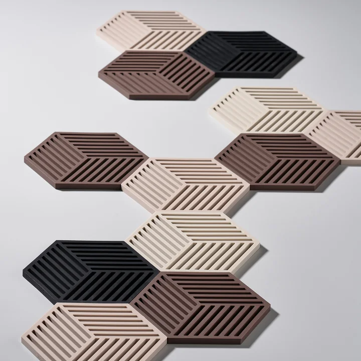 Zone Denmark - Hexagon Untersetzer, sky