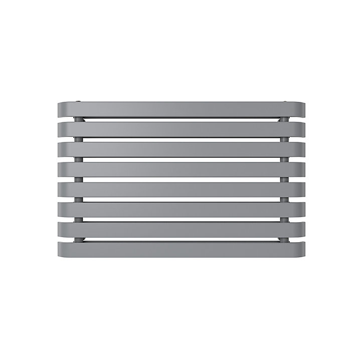 Radiateur eau chaude GoodHome Wilsona Horizontal Gris 900 W