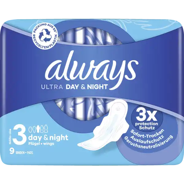 Ultra Day & Night Binden mit Flügeln