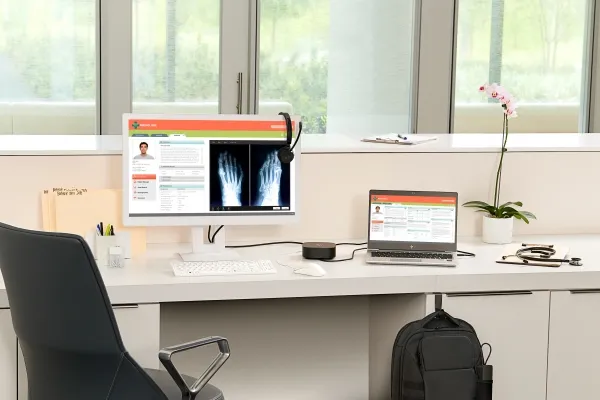 HP UC Wireless Duo - Headset - på øret - Bluetooth - trådløs - NFC
