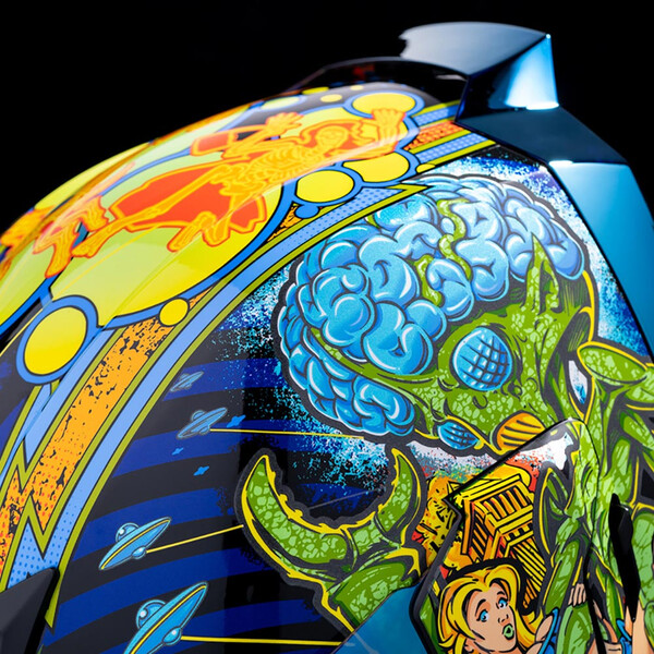 Icon - Casque Airflite Bugoid Blitz™ Jaune / Vert / Turquoise