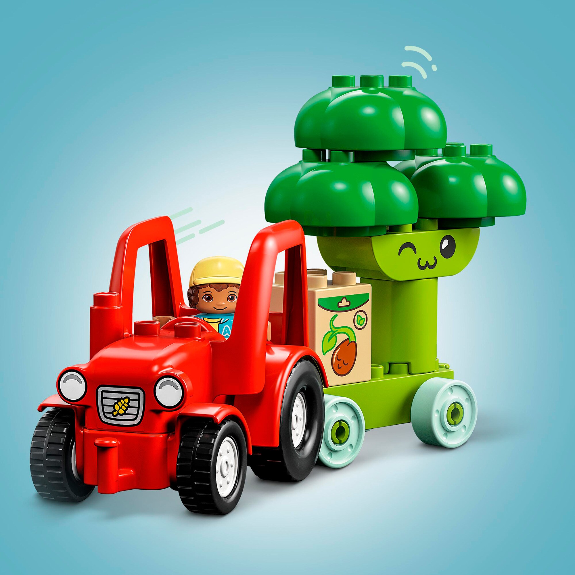 LEGO Konstruktionsspielzeug DUPLO Obst- und Gemüse-Traktor
