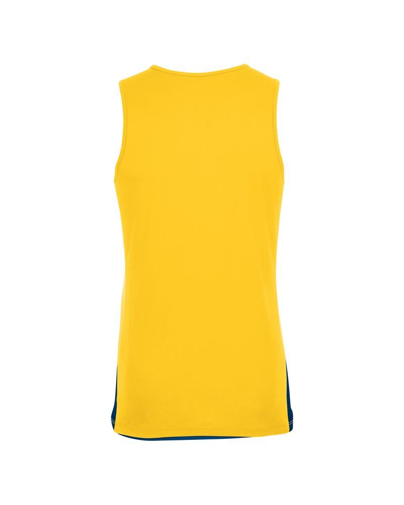 Maillot de basket reversible Nike Team Jaune & Bleu Royal pour homme