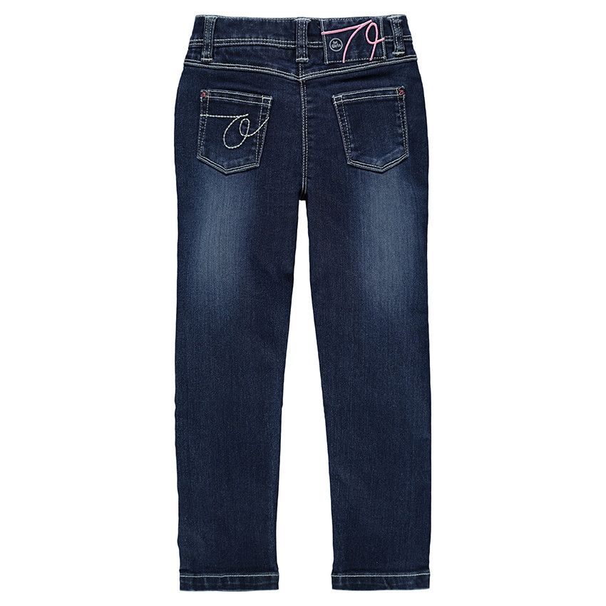 Jeans slim effet used - Blue black