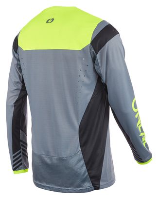 Maillot Manches Longues O'Neal ELEMENT FR HYBRID V.22 Gris/Jaune