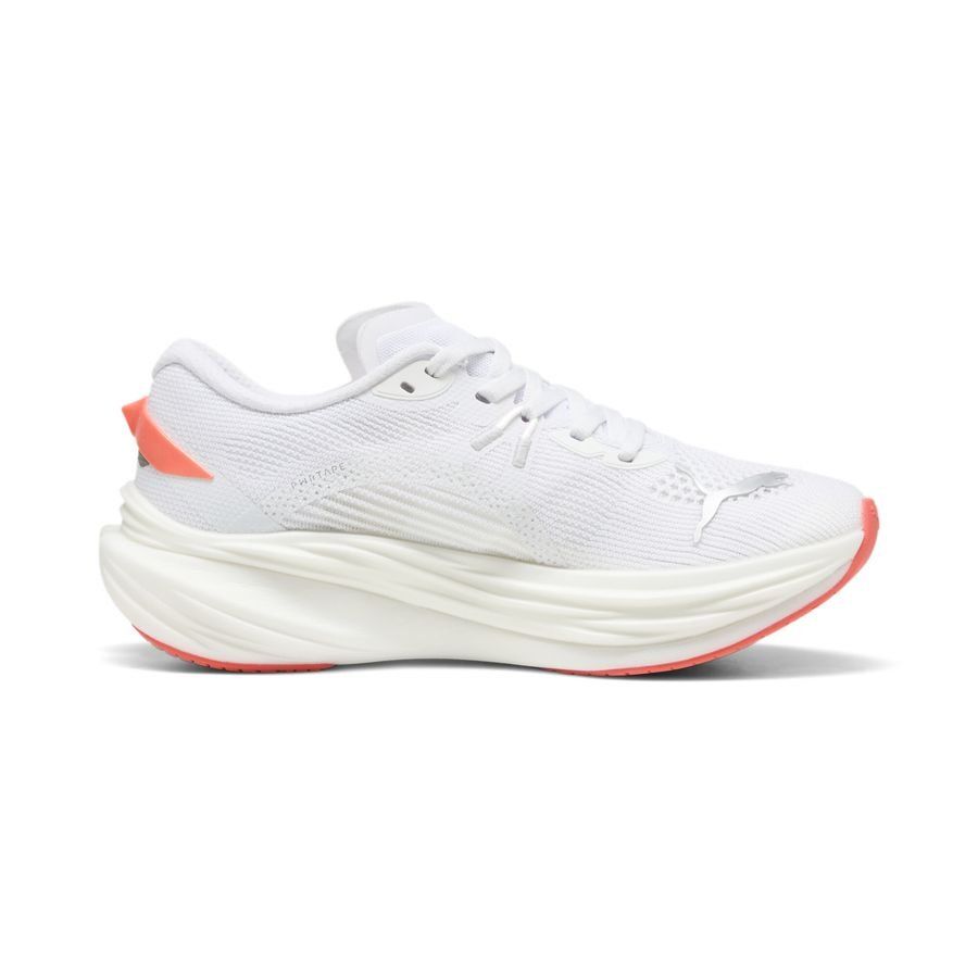 PUMA Chaussures de Running Deviate Nitro 3 - Blanc/Glowing Red Femme