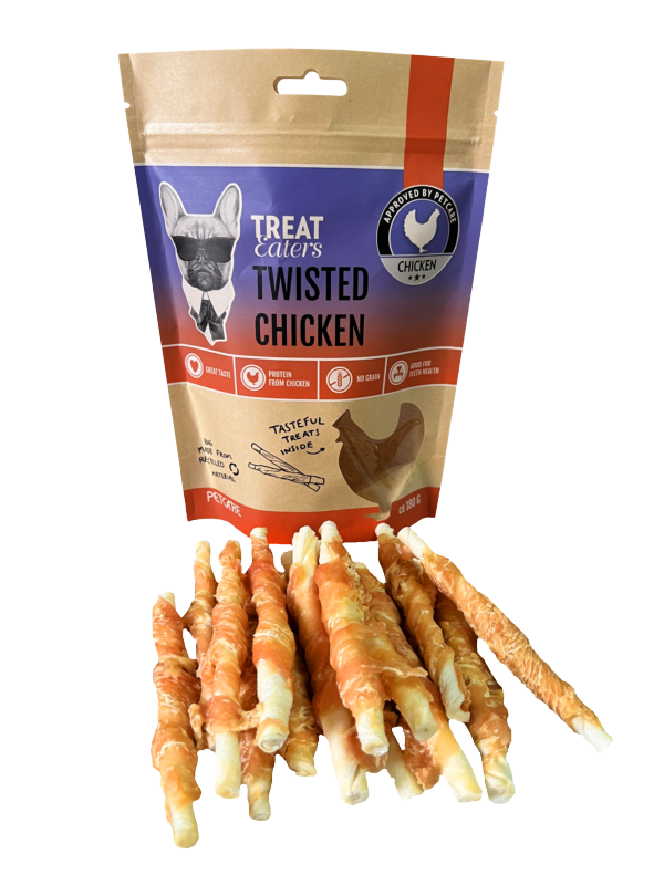 Threateaters - Hundesnack - Twisted chicken 180g