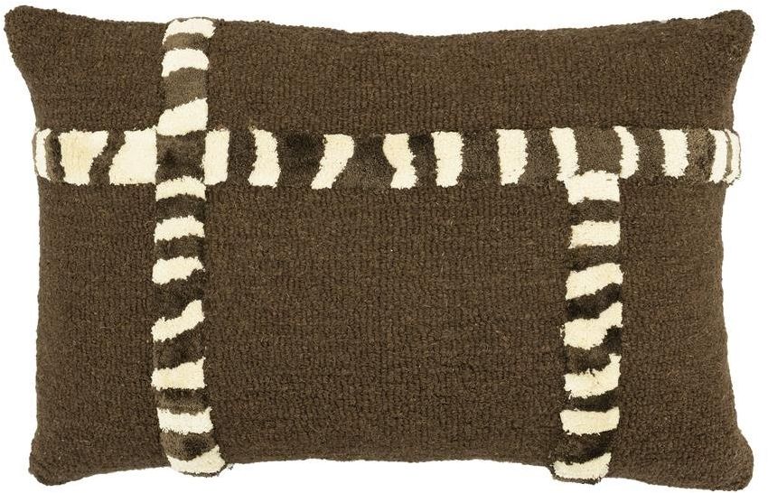 Sierkussen StripeScape Bruin van By Boo
