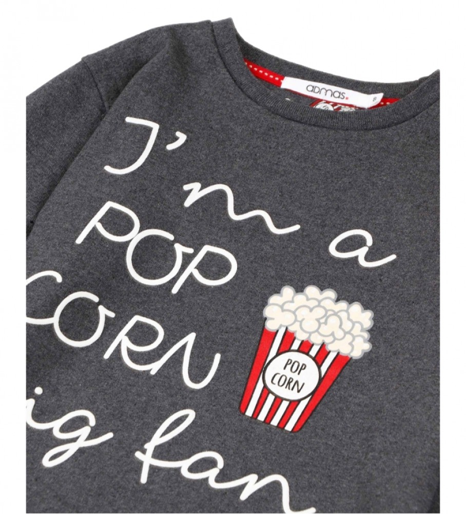 Pijama cinza pipoca Admas