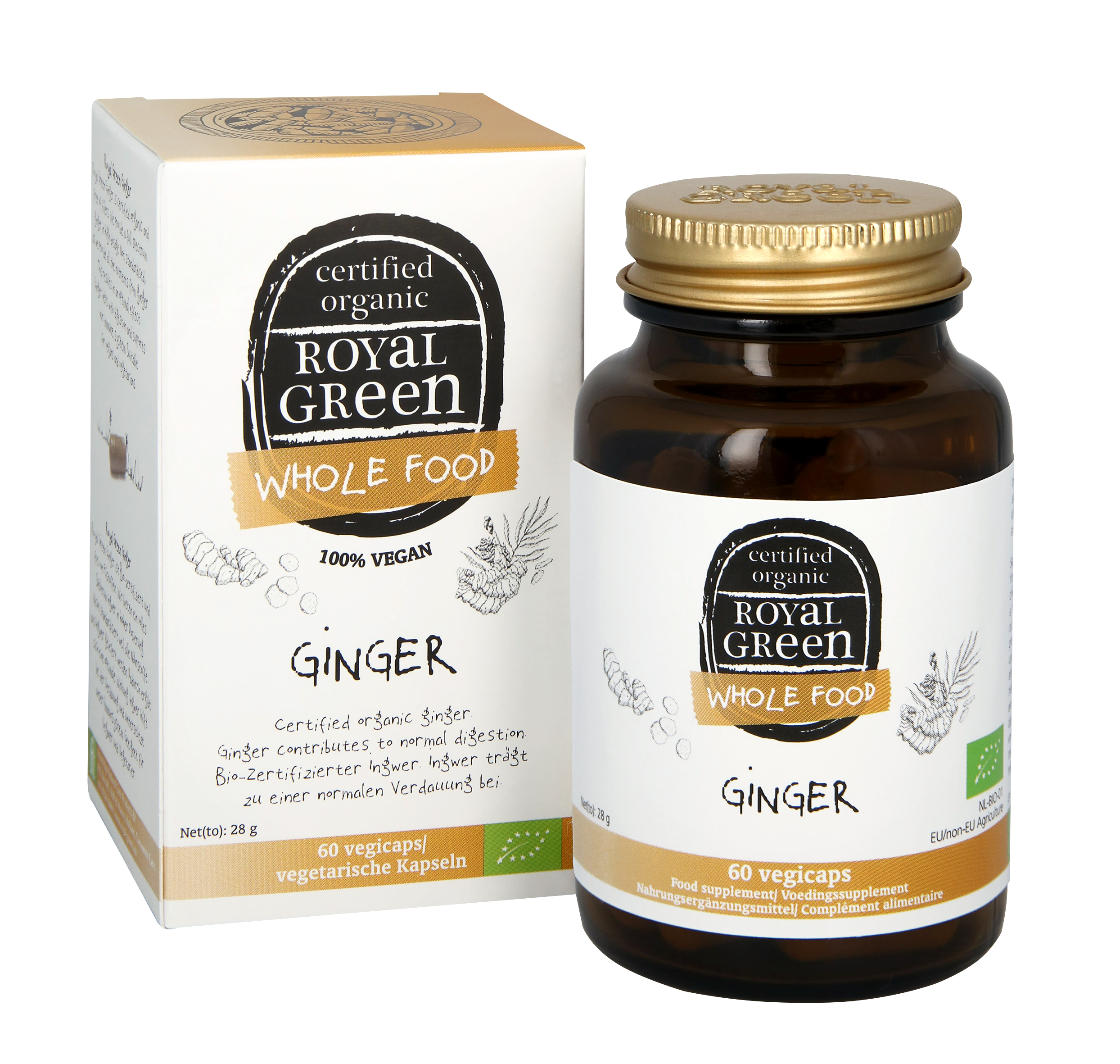 Royal Green Gember bio (60 vega capsules)