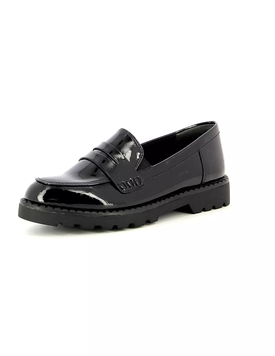 TAMARIS 24312 - Mocassins & bateaux Blackpatstruc