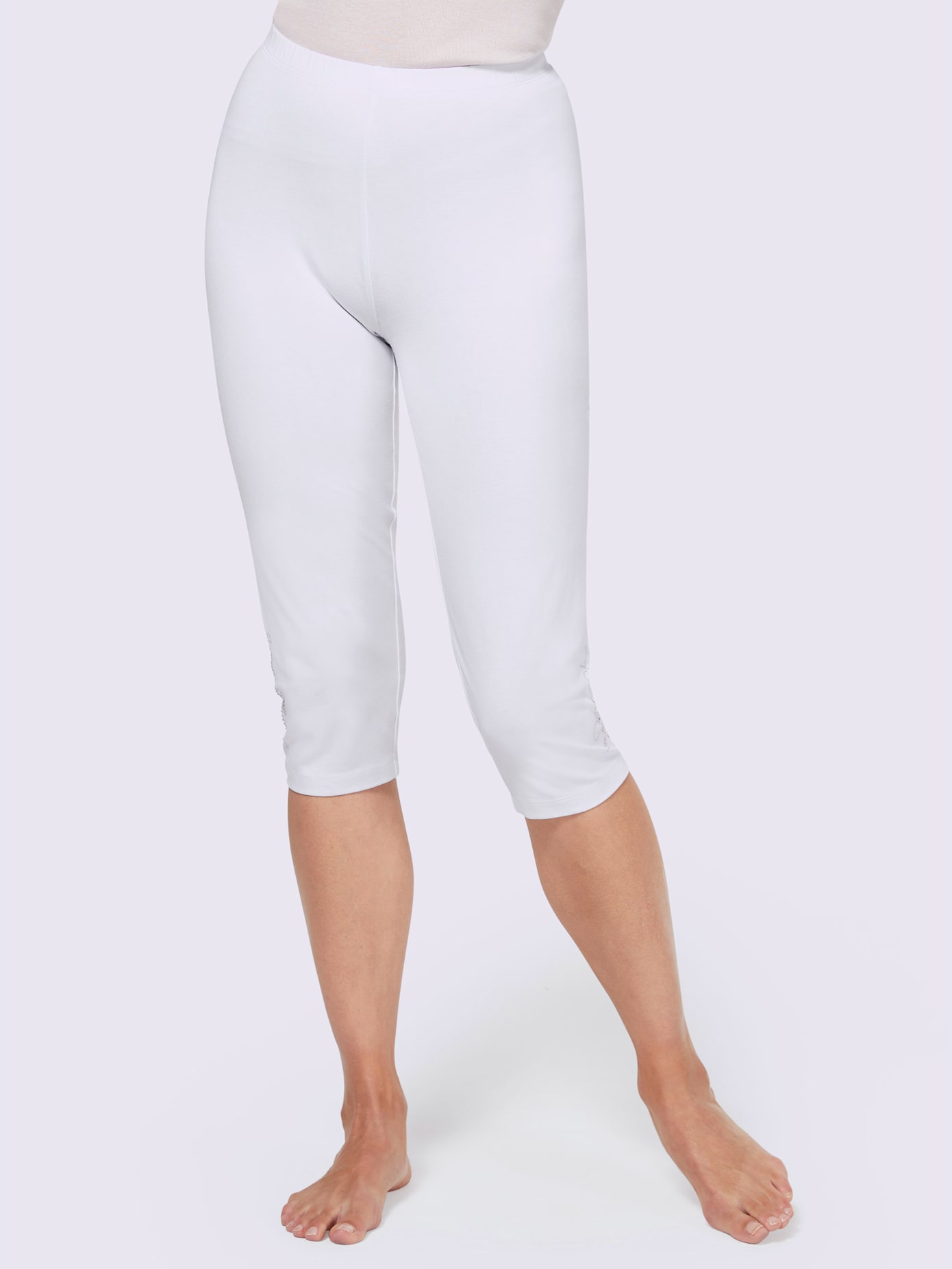 Legging court jersey fin