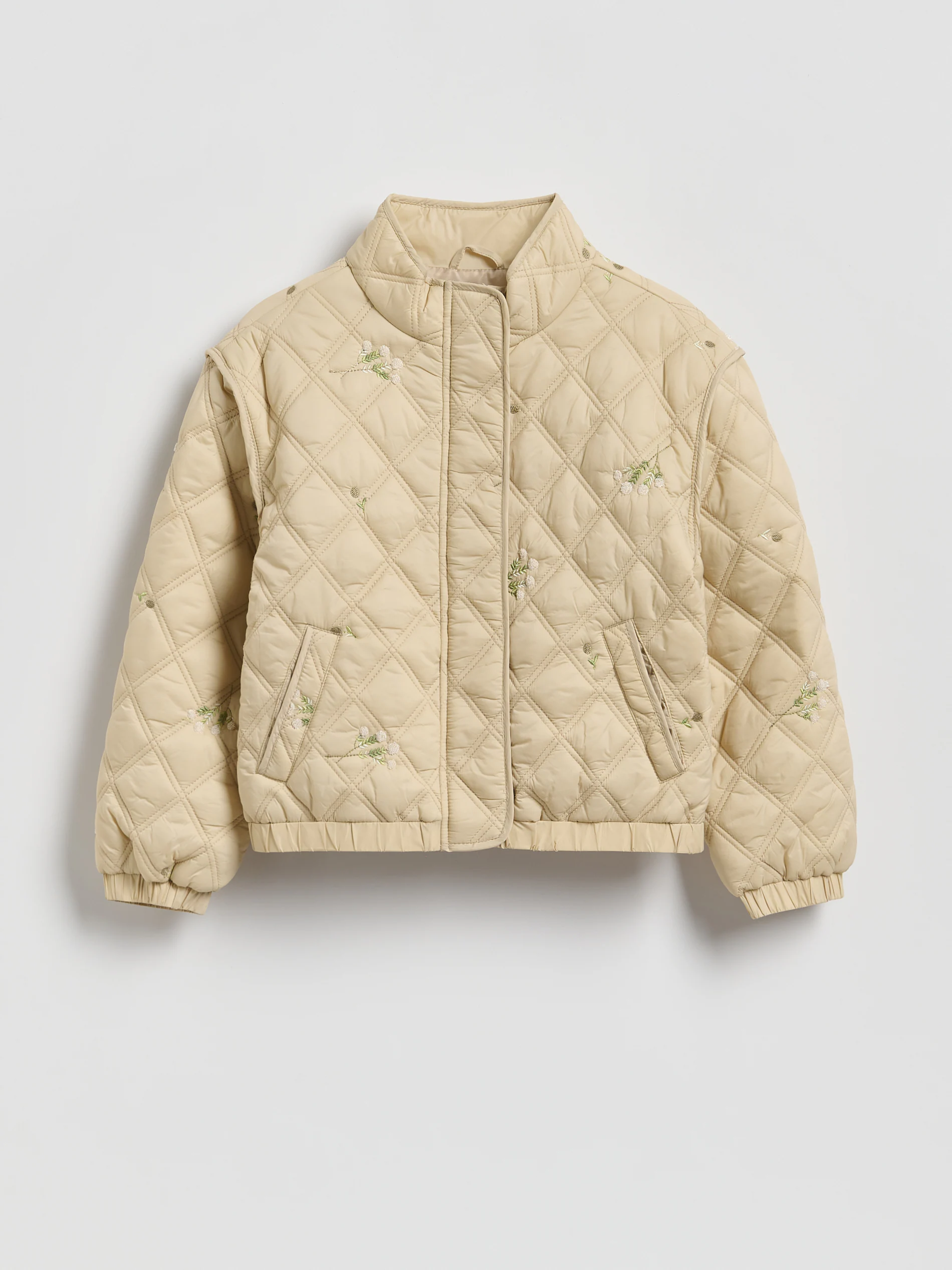 Jacke mit Stickereidetail