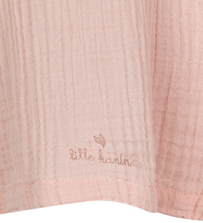 Lille Kanin Bådeponcho - Musselin - Rose Smoke