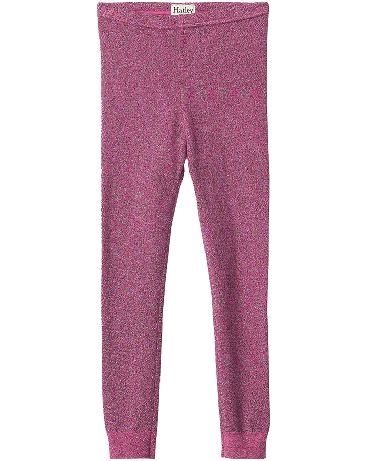 Strick-Leggings GLITTER in pink
