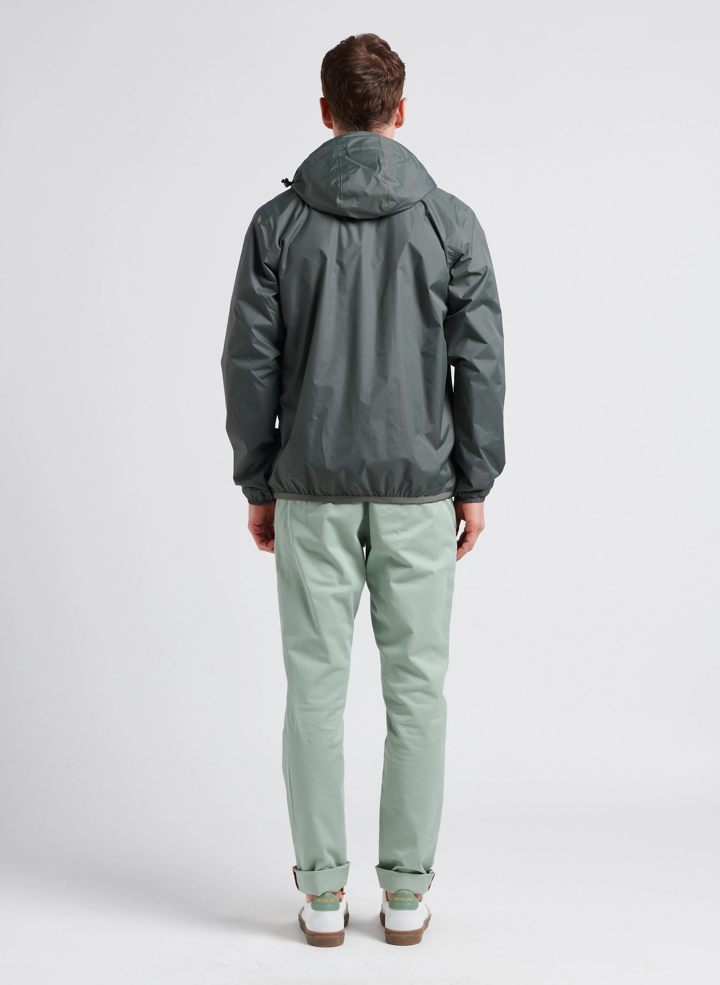 LE VRAI 3.0 CLAUDE WARM - K-Way zippé à capuche | Vert